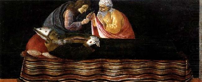 BOTTICELLI, Sandro Extraction of St Ignatius- Heart china oil painting image